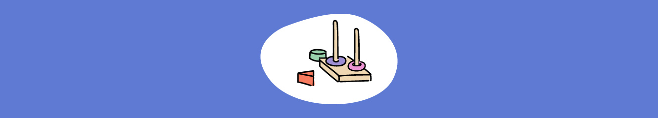 Illustration von Kinderspielzeug