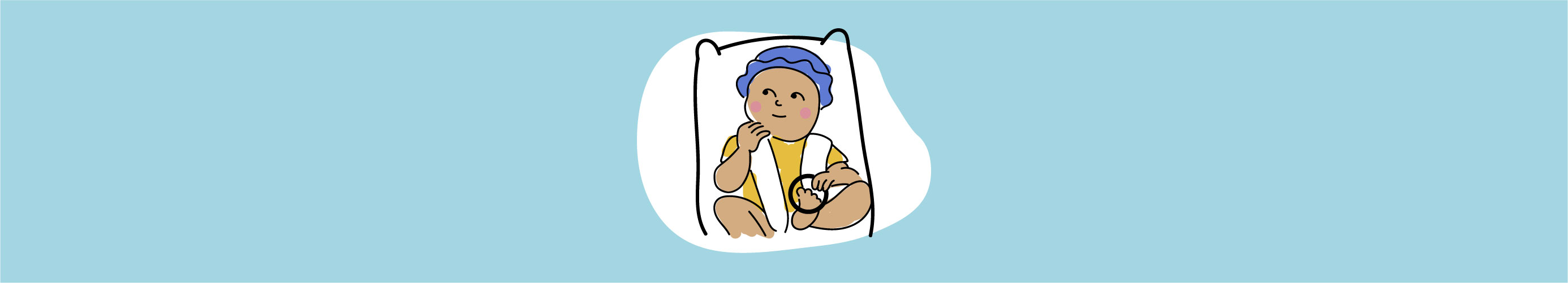 Illustration eines Babys