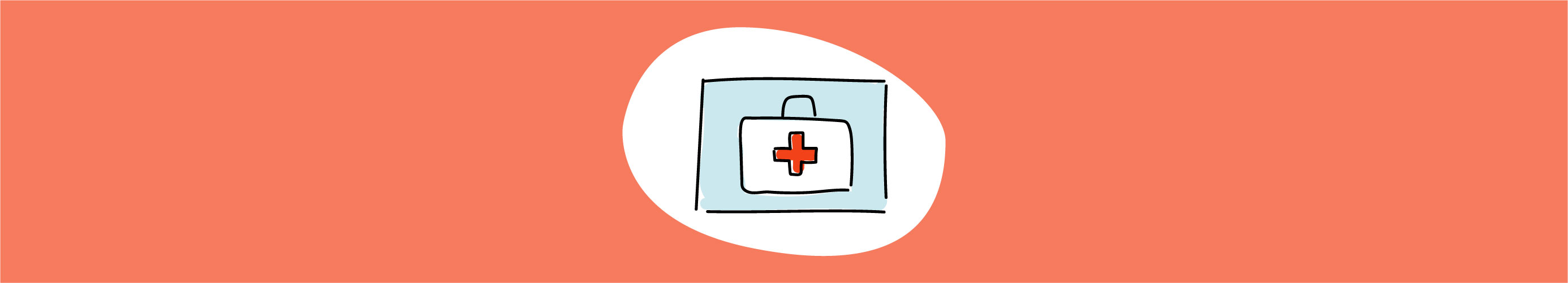 Illustration eines Arztkoffers