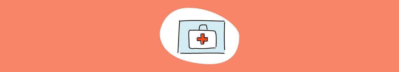 Illustration eines Arztkoffers