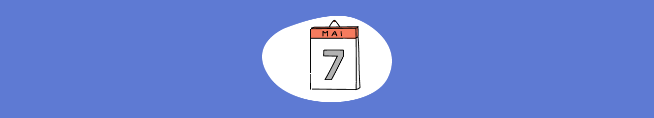 Illustration eines Kalenders