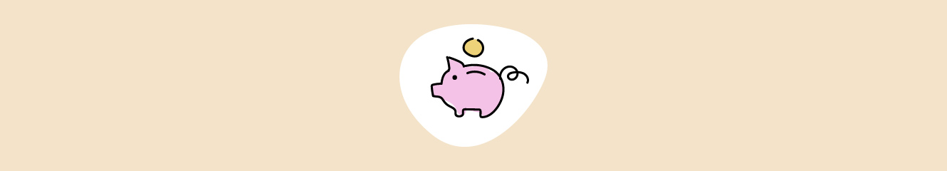 lllustration eines Sparschweins