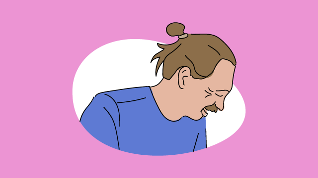 Illustration eines Vaters